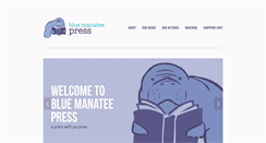 Desktop Screenshot of bluemanateepress.com